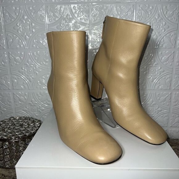 Zara Leather Mid-calf Boots - Picture 3 of 6